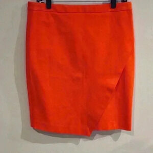 Banana Republic tangerine mini‎ skirt size 8